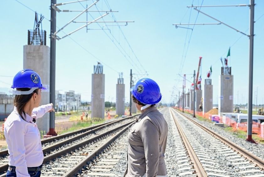 La Presidenta Claudia Sheinbaum y Delfina Gómez  supervisaron obras
