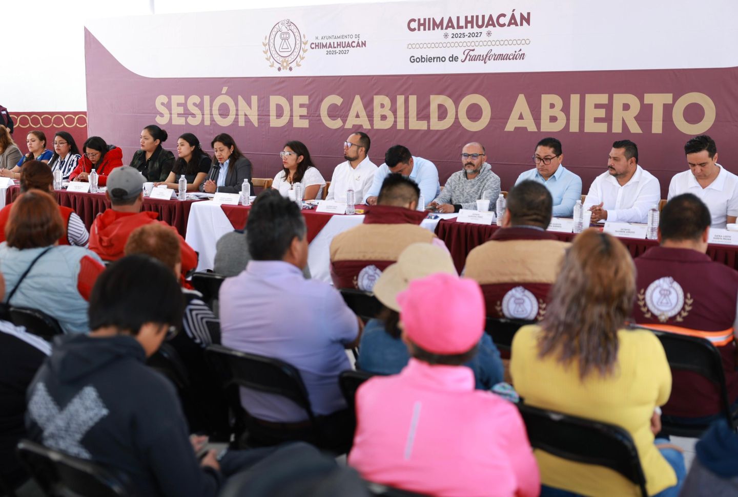 Chimalhuacán recibió peticiones ciudadanas en sesión de cabildo abierto