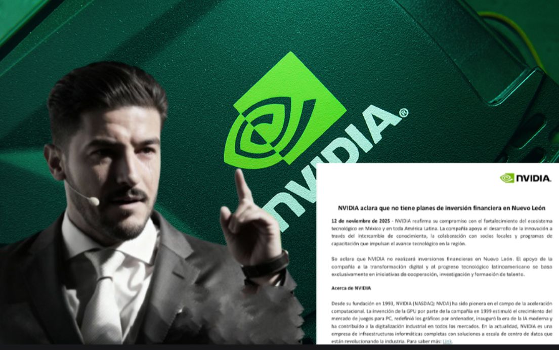 Desmienten a Samuel García sobre inversión millonaria de Nvidia en NL