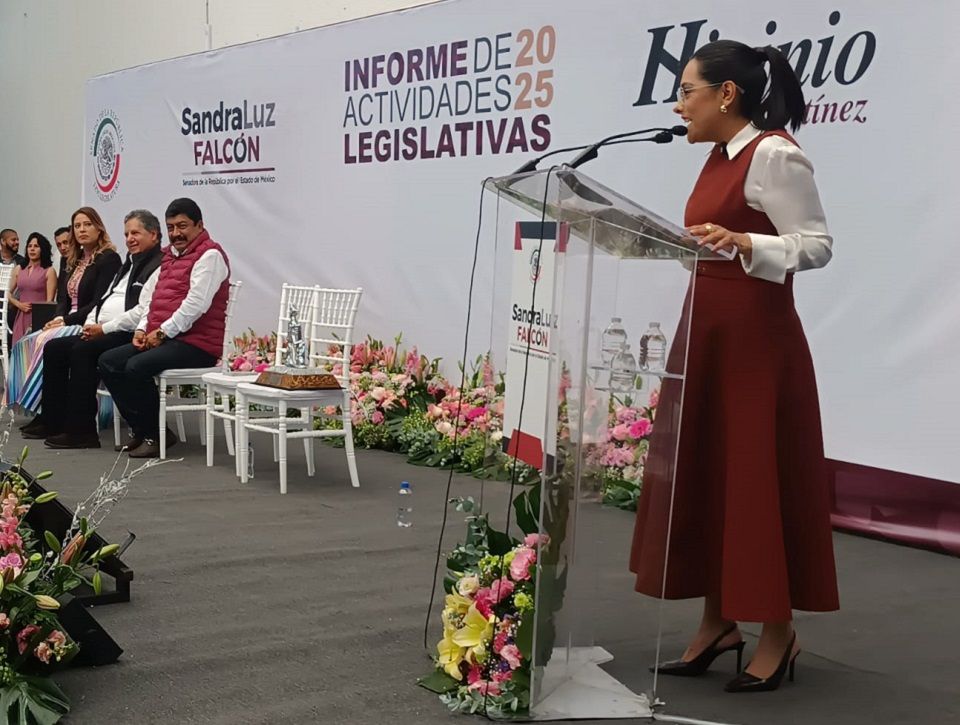 Informe Legislativo de la Senadora Sandra Luz Falcón Venegas en Texcoco