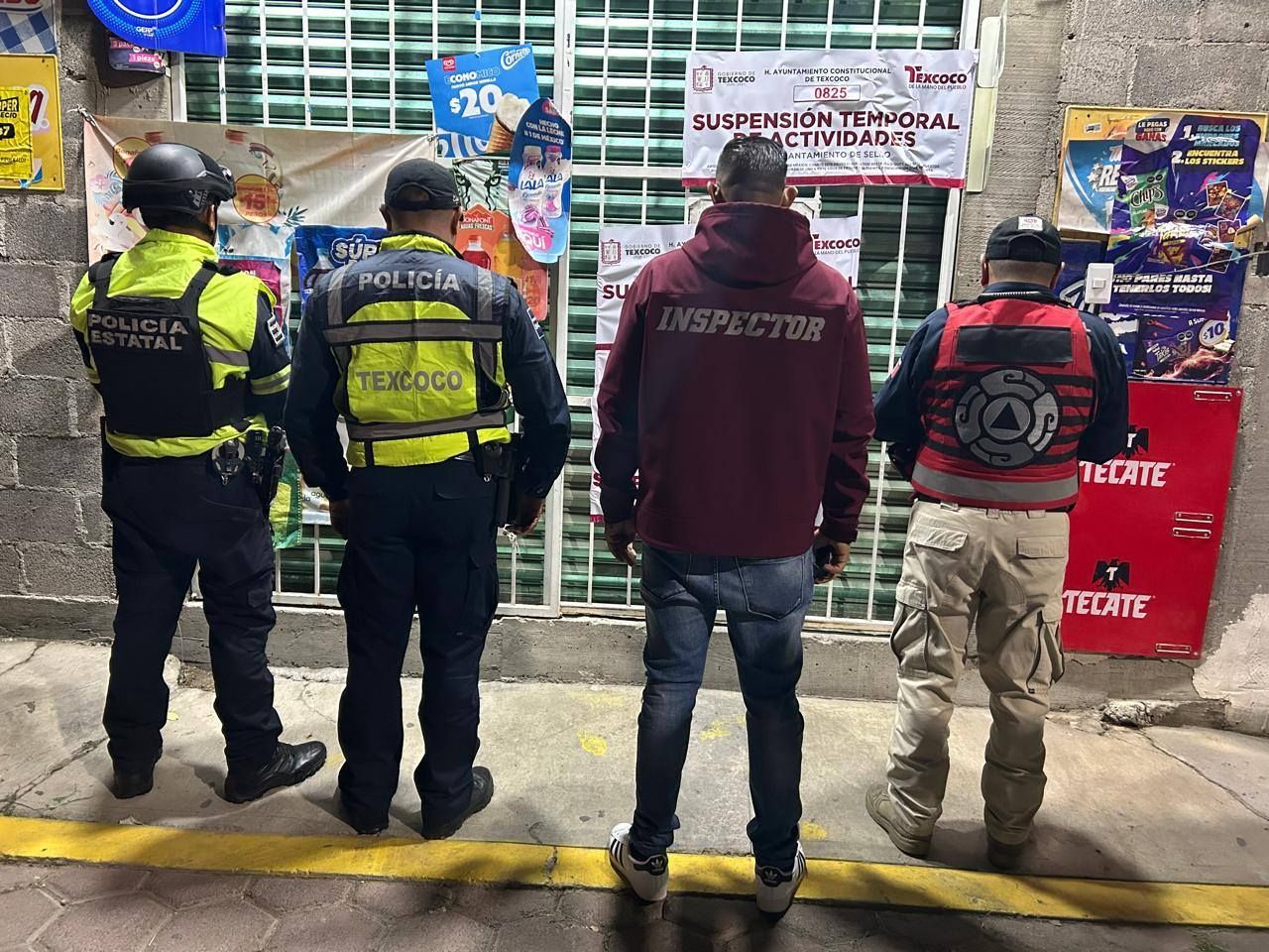 En Operativo Estrategia Oriente Clausuraron 12
Establecimientos en Texcoco por Venta de Alcohol