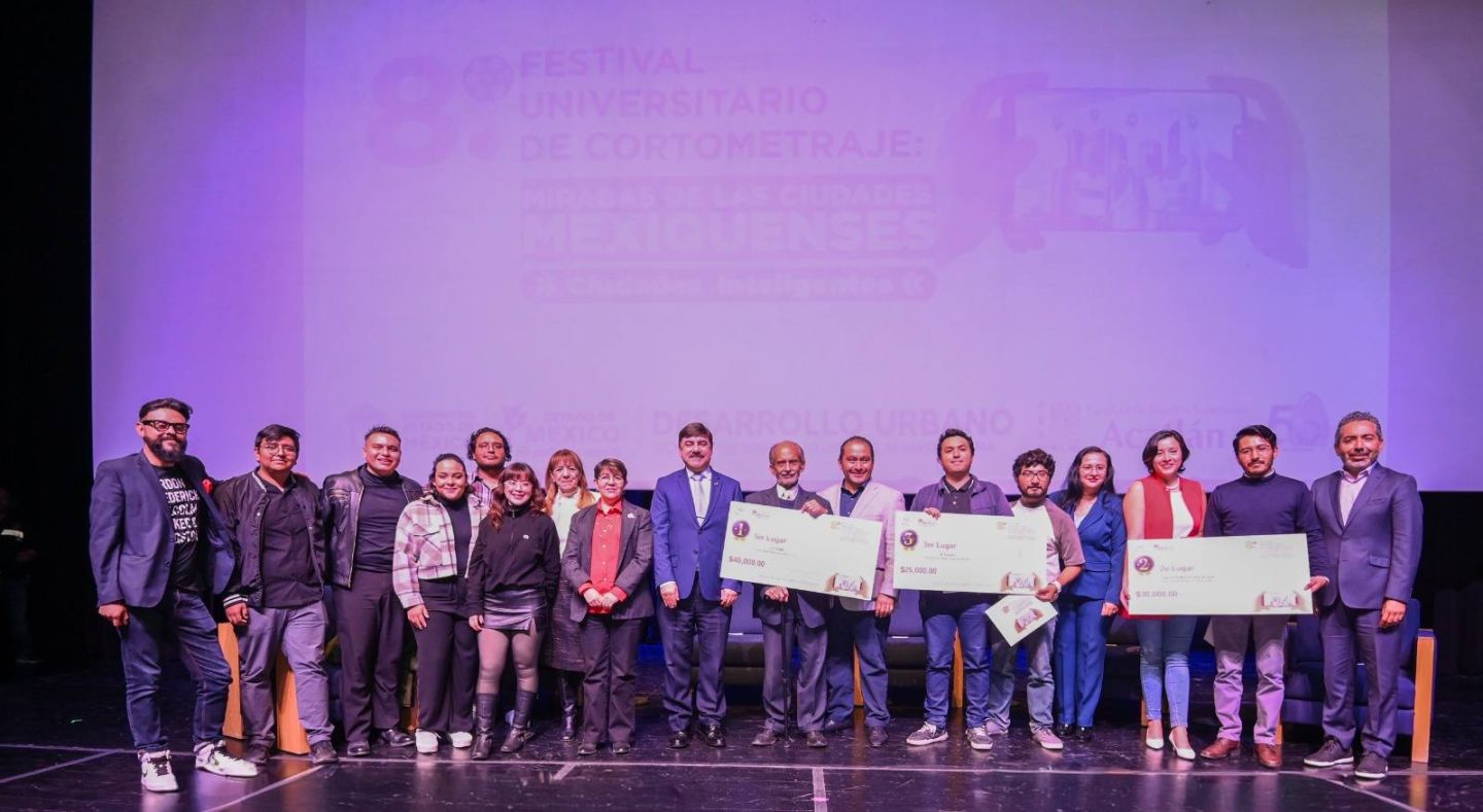 Premia Gobierno del EDOMÉX a Jóvenes Creadores
de Cine que Imaginan Ciudades Inteligentes