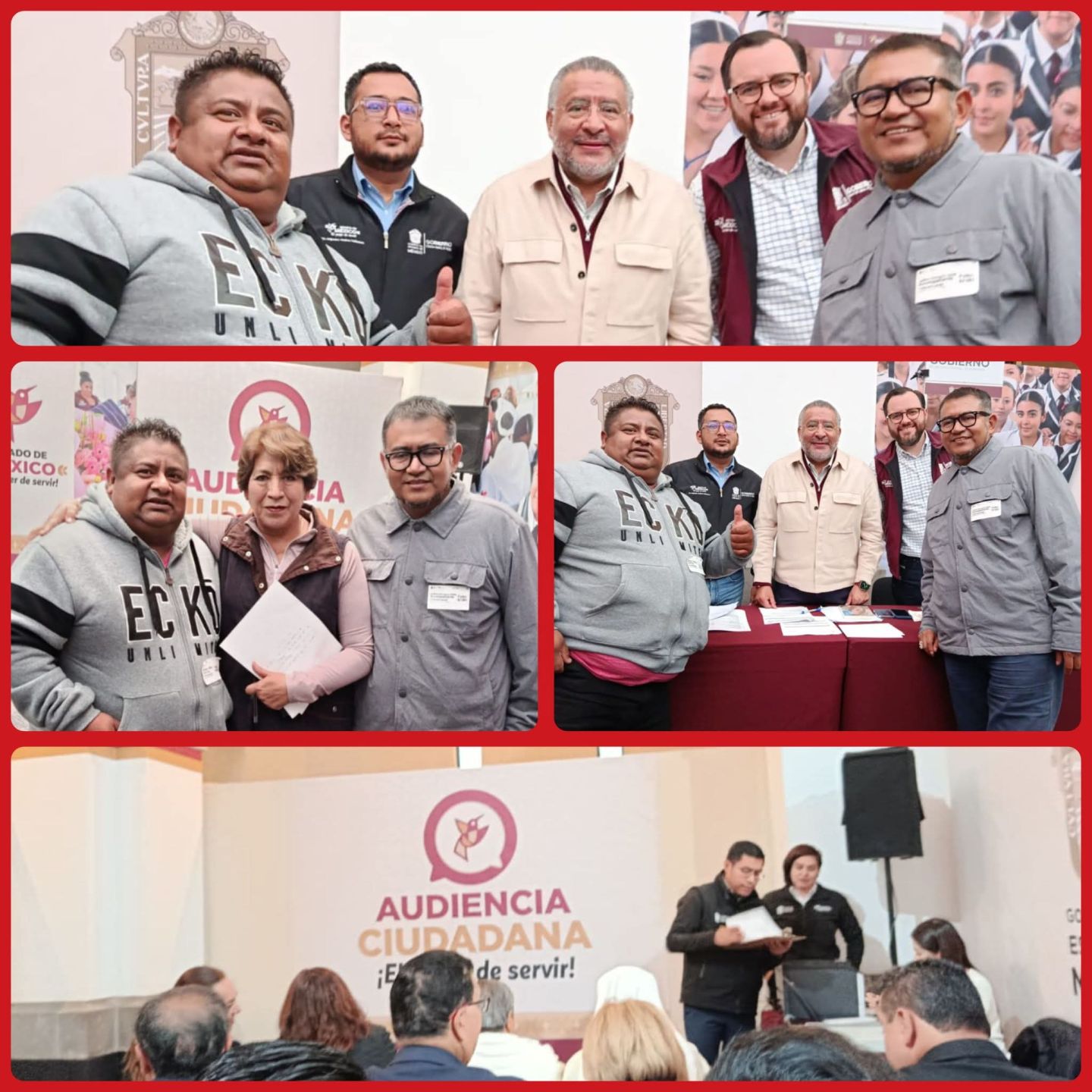 Audiencia Ciudadana: Gobernadora Delfina Gómez con Grupo Salas Recolectores de Chimalhuacán