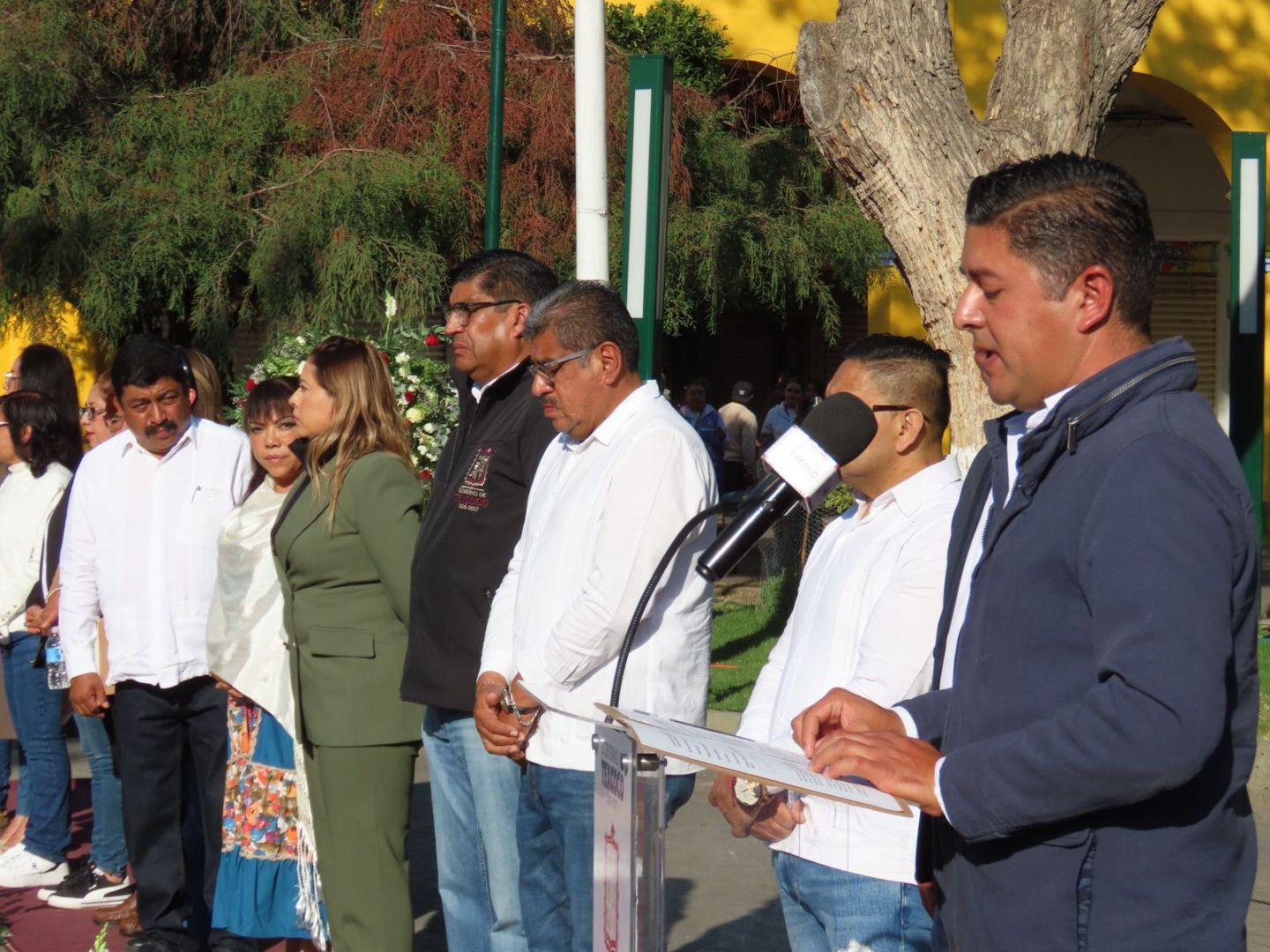 Texcoco conmemora el CXV aniversario de la Revolución Mexicana en el Jardín Constitución