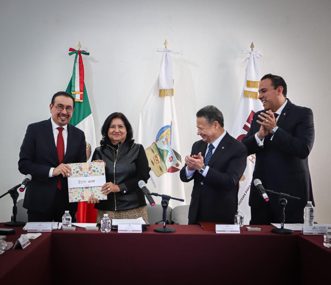 Edda Vite entrega Tercer Informe de actividades al Patronato del DIF Hidalgo 