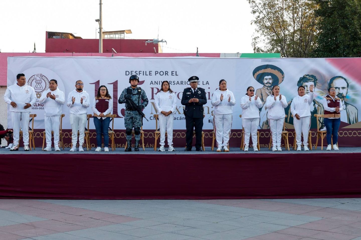 Con Gran Desfile, Chimalhuacán Conmemora
115 Aniversario de la Revolución Mexicana