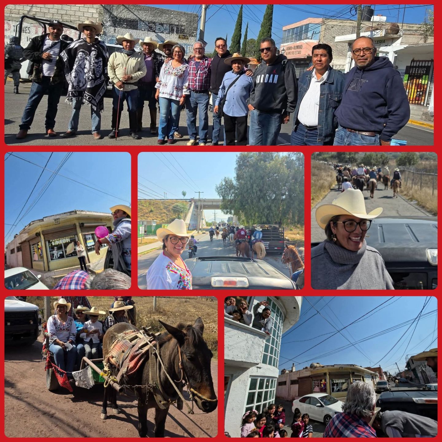 La Dip. Claudia Garfias realizó  Cabalgata en Conmemoración de la Revolución Mexicana en Acolman 