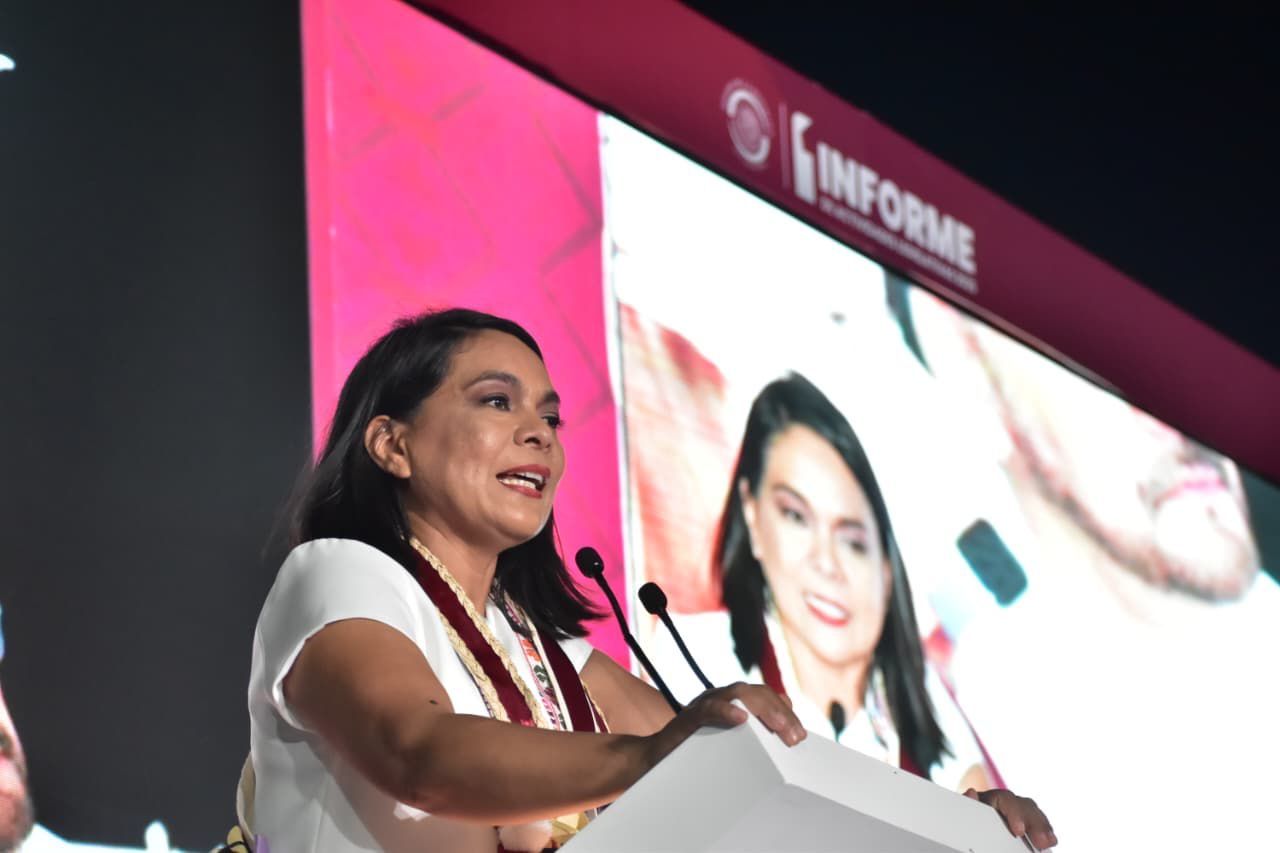 Reafirma la senadora Beatriz Mojica en su informe, que seguirá con su ardua labor por la transformación de Guerrero 