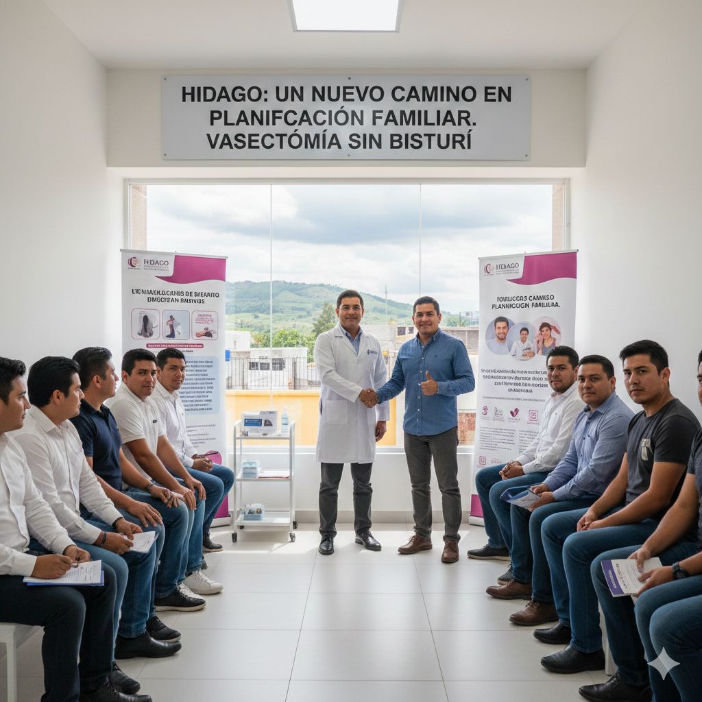 En Hidalgo cada vez más hombres optan por un método anticonceptivo definitivo