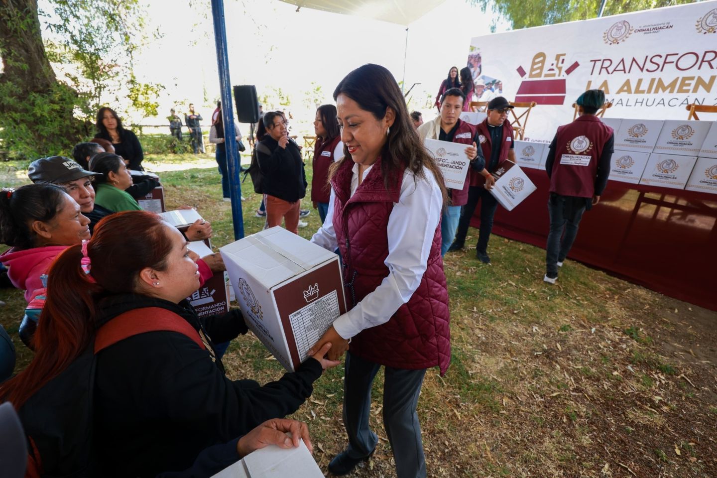 Presidenta de Chimalhuacán Encabeza Última Entrega Anual del Programa Municipal ’Transformando la Alimentación’