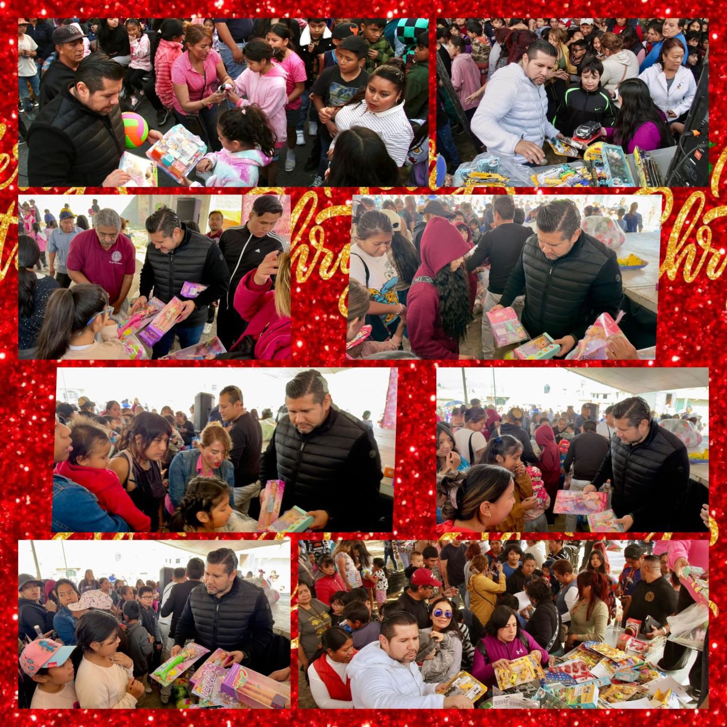 Entrega Samuel Ríos más de 14 mil juguetes a niñas y niños de Chimalhuacán y Chicoloapan por el Día de Reyes* 