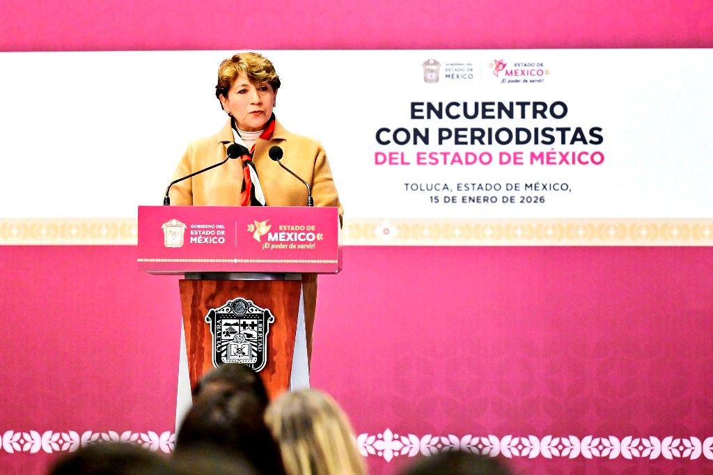 La Gobernadora Delfina Gómez se reúne con periodistas del Valle de Toluca, Sur y Norte de la entidad mexiquense; anuncia ’2026 El Año de las Obras en EdoMéx’