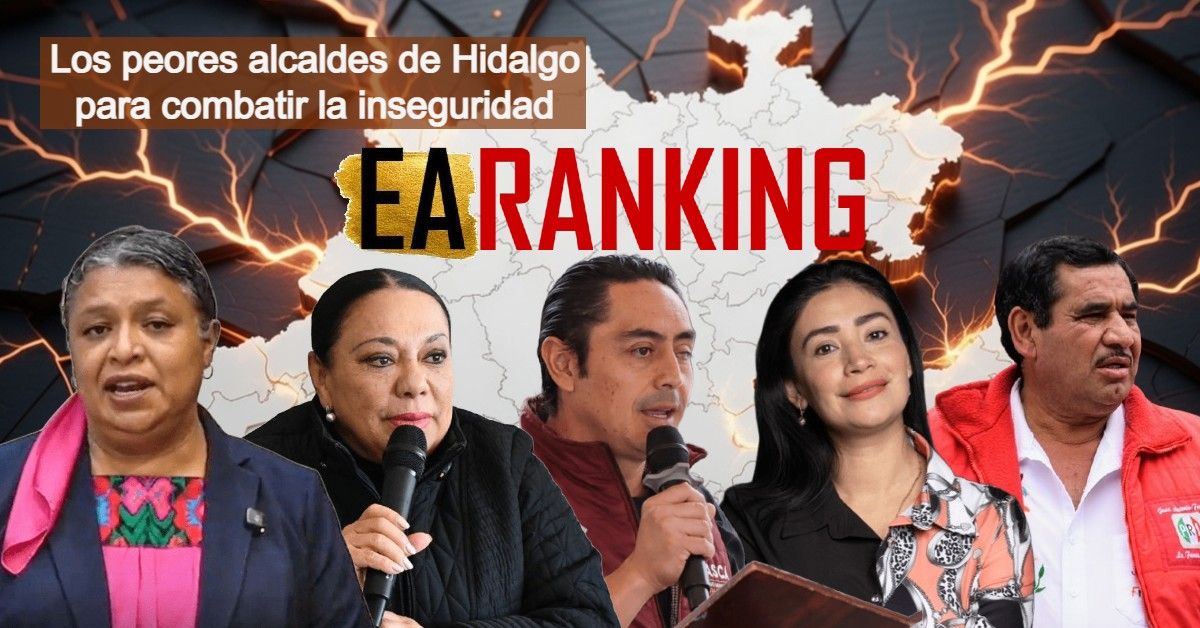 Los peores alcaldes de Hidalgo para combatir la inseguridad durante su primer año