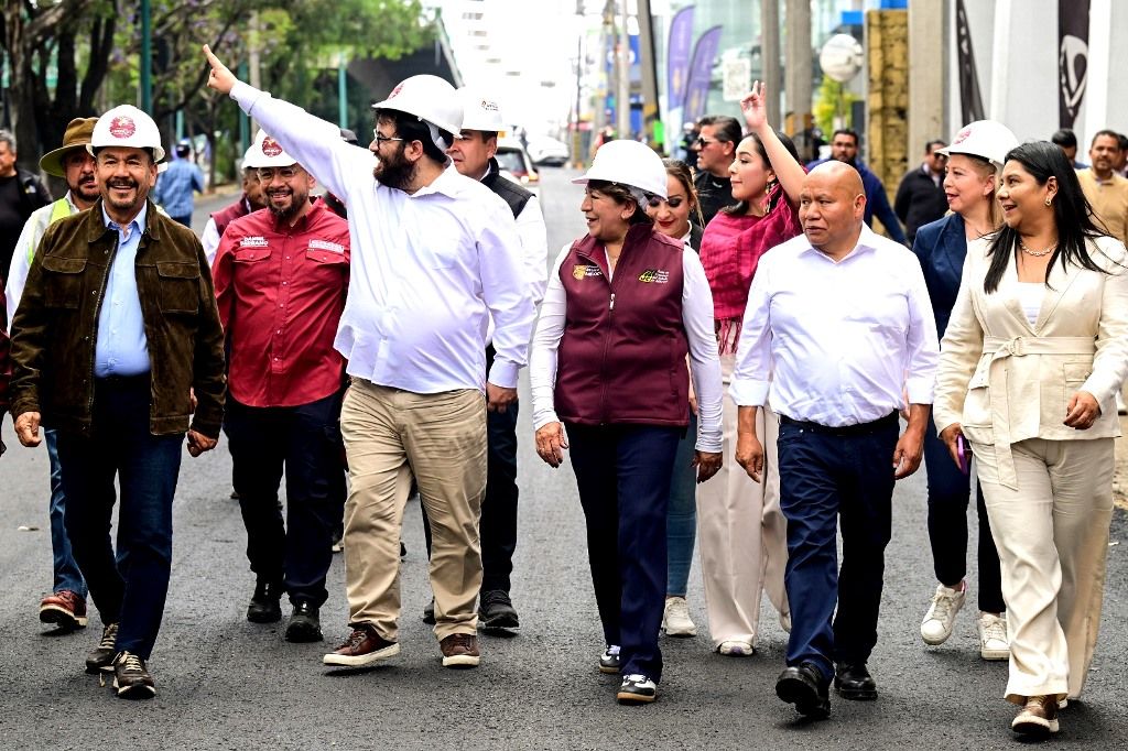 La reconstrucción del Periférico Norte se encuentra en etapa final; Gobernadora Delfina Gómez constata avance del 97 %