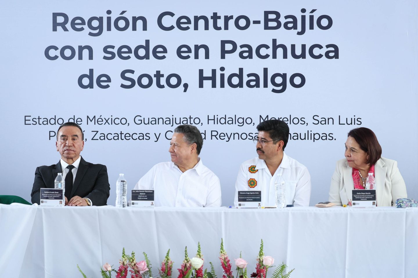 Julio Menchaca acompaña instalación de la Visitaduría Regional del Órgano de Evaluación del Desempeño Judicial en Pachuca