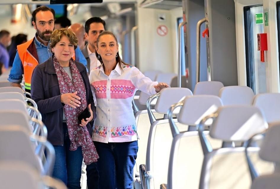 Presidenta Claudia Sheinbaum y Gobernadora Delfina Gómez Inauguran
Este Domingo Tren Suburbano al AIFA; Beneficia a más de 82 mil Usuarios