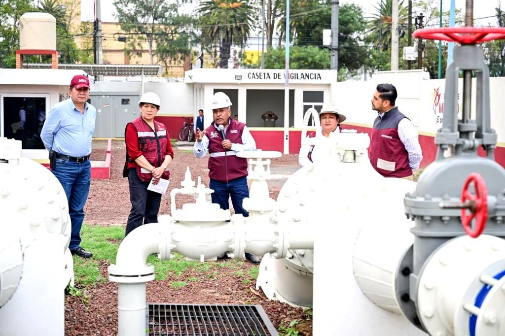 La Gobernadora Delfina Gómez suministra agua potable en Nezahualcóyotl con rehabilitación de Planta Zaragoza; beneficia a 430 mil habitantes