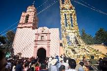 Impresionante fiesta Otomí en San Miguel, Tolimán 