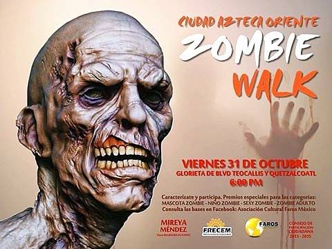 Marcha Zombie en Ciudad Azteca Oriente