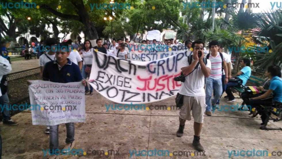 Demandan en Mérida justicia por lo ocurrido en Ayotzinapa 