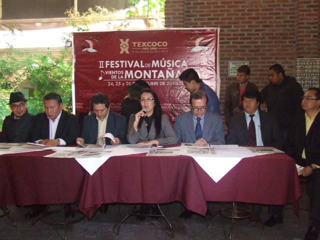 II Festival de Música: Vientos de la Montaña del 24 al 26 de octubre en Texcoco