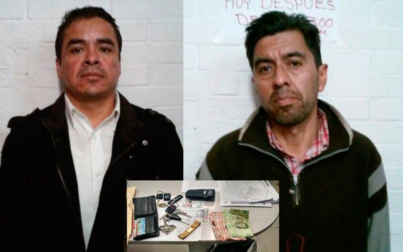 Policía de Nezahualcóyotl captura a dos presuntos narcomenudistas con un paquete de marihuana y 90 mil pesos en efectivo