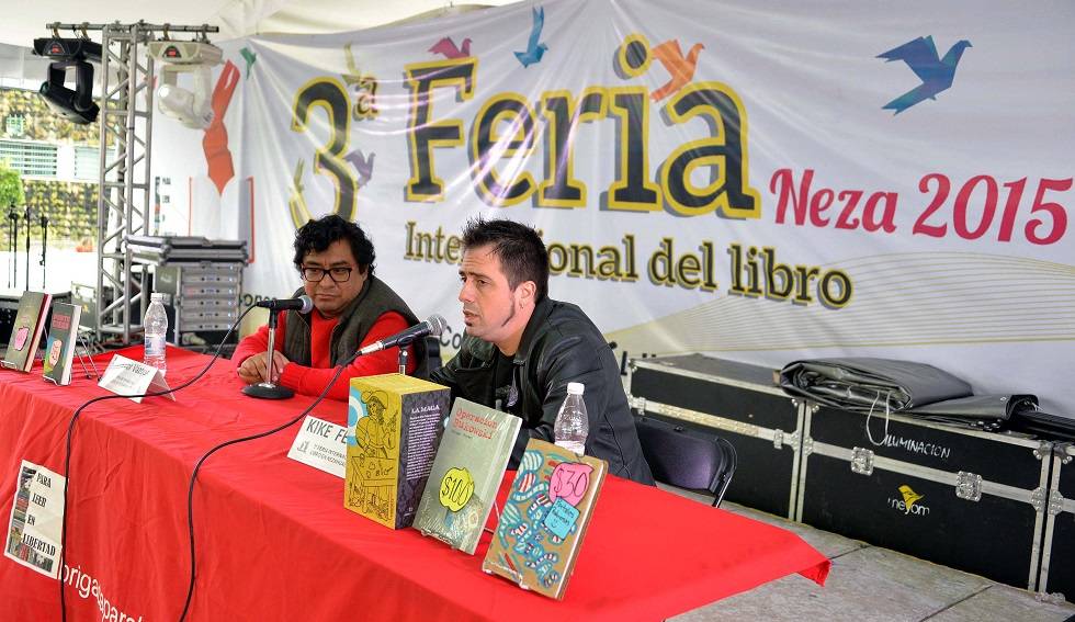 Kike Ferrari, conversa sobre literatura, rock y fútbol y Arturo Rodríguez presenta “el regreso: Autoritarismo del PRI” en 3ra feria internacional del libro en Neza

