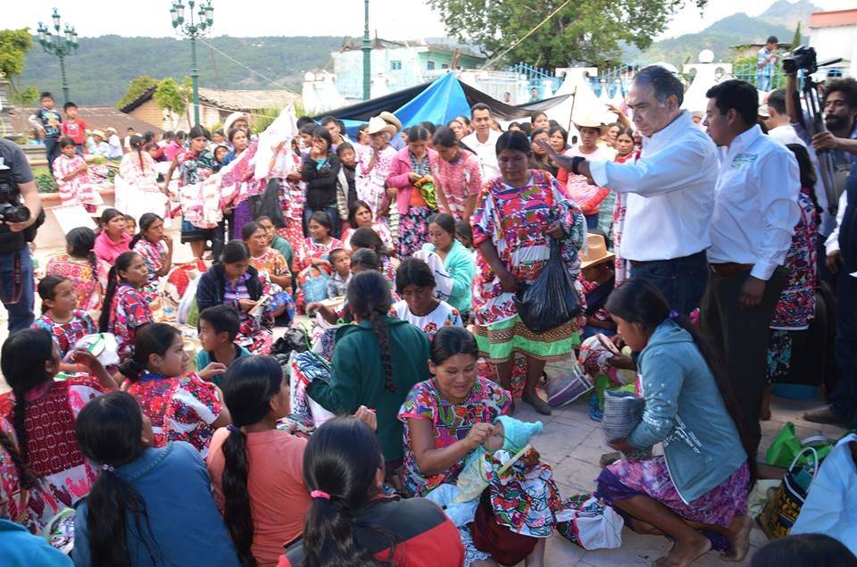 Indígenas de La Montaña respaldan a Héctor Astudillo
