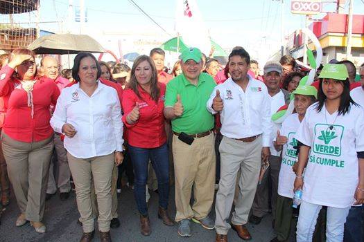Los habitantes de Chiconcuac se suman al proyecto del candidato del (PRI) Rigoberto Flores Sánchez 