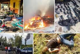 Federales matan a 42 delincuentes en Michoacán