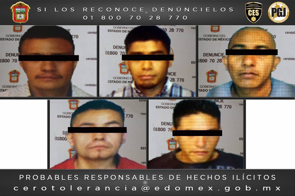 Ejerce acción penal la PGEM contra 5 sujetos señalados de homicidio en Naucalpan
