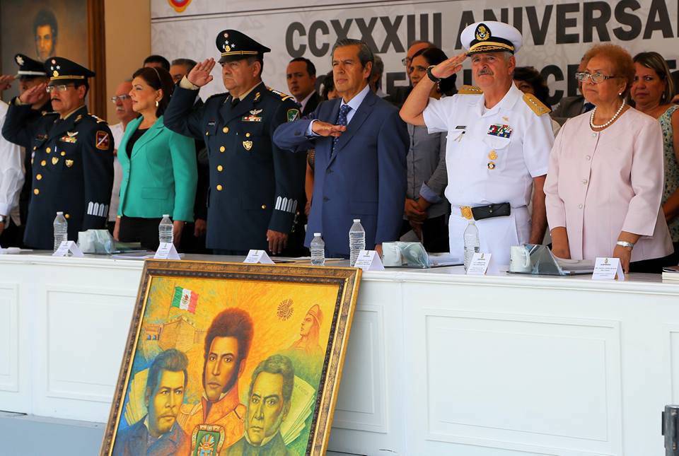 Emotivo 233 aniversario del natalicio de Vicente Guerrero 
