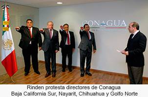    Rinden protesta directores de Conagua Baja California Sur Nayarit