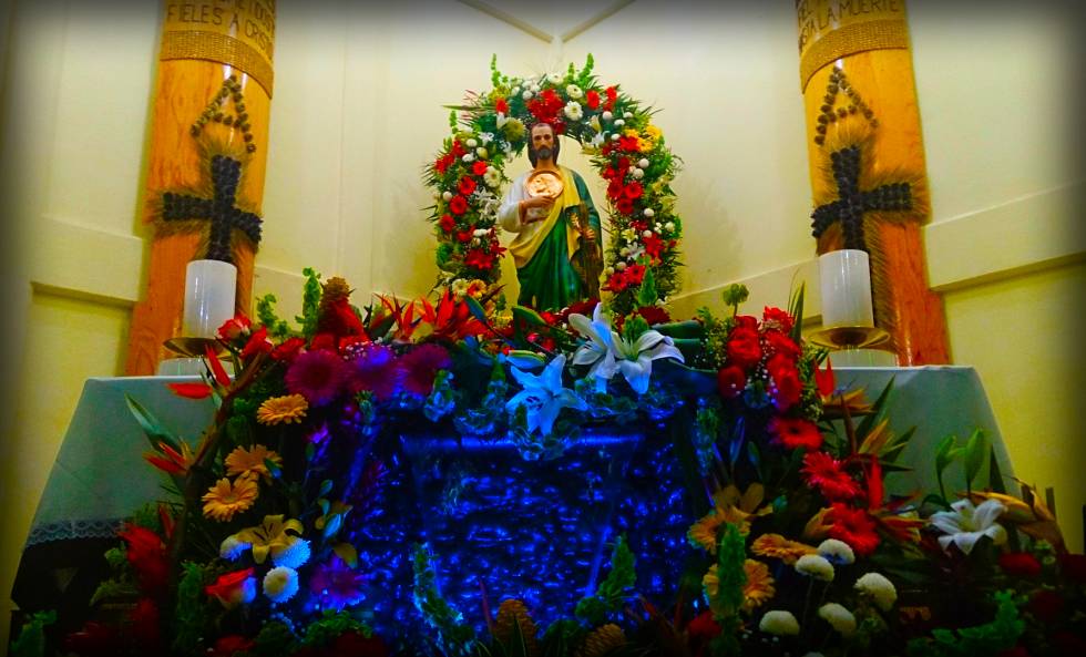 Celebraciones a San Judas Tadeo en municipio de Texcoco