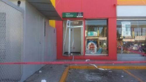 Los ladrones se roban otro cajero en Tlalmanalco, Estado de México