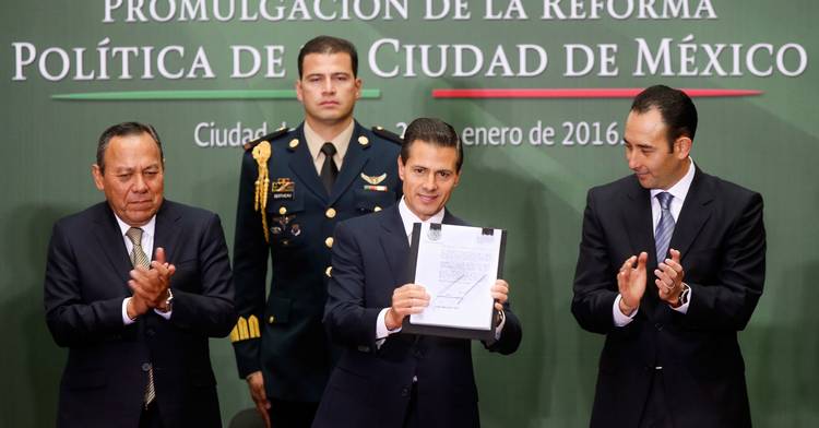 Promulgación de la Reforma Política de la Ciudad de México