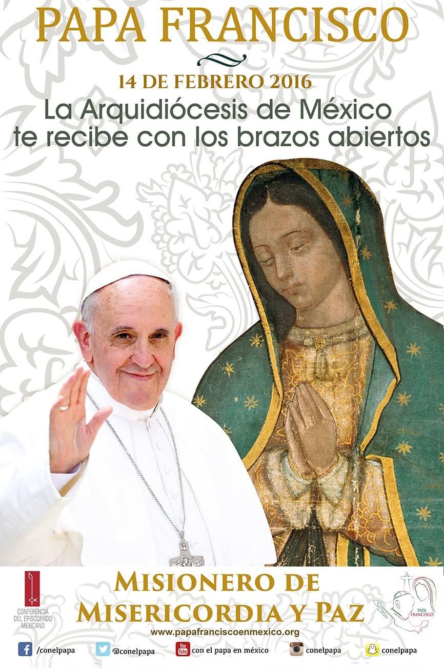 Papa Francisco, Camino a México