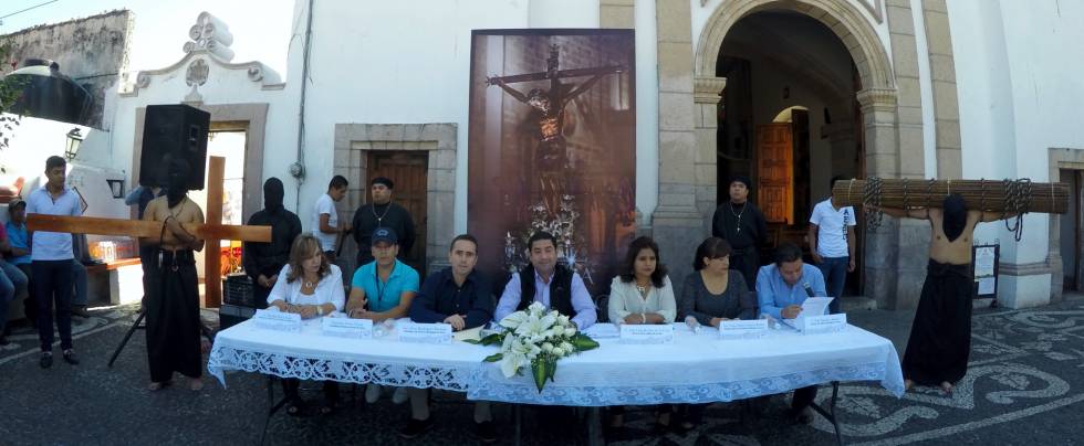 Presentan el programa de Semana Santa en Taxco 2016