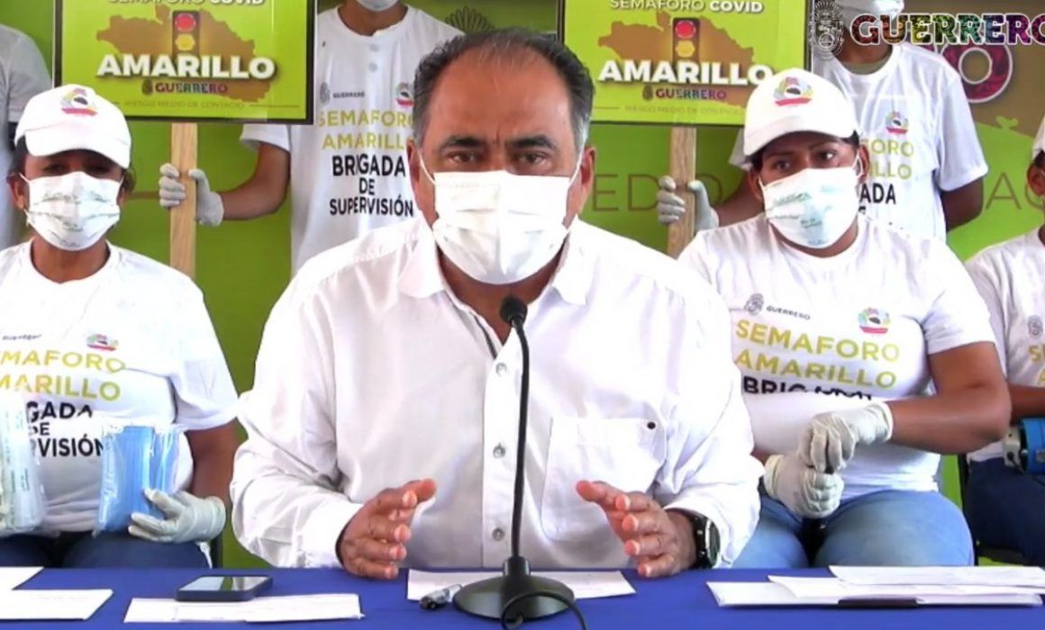 El gobernador Héctor Astudillo Flores adelantó que el próximo 4 de octubre,  cambio a verde en el semáforo epidemiológico.